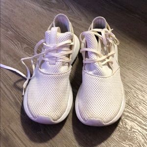 White Adidas Tubular sz 8